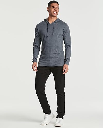 Miniatura 5 de Real Essentials Paquete de 3 sudadera con capucha de algodón ligero y casual con cordón y bolsillo (disponible en tallas grandes y altas)