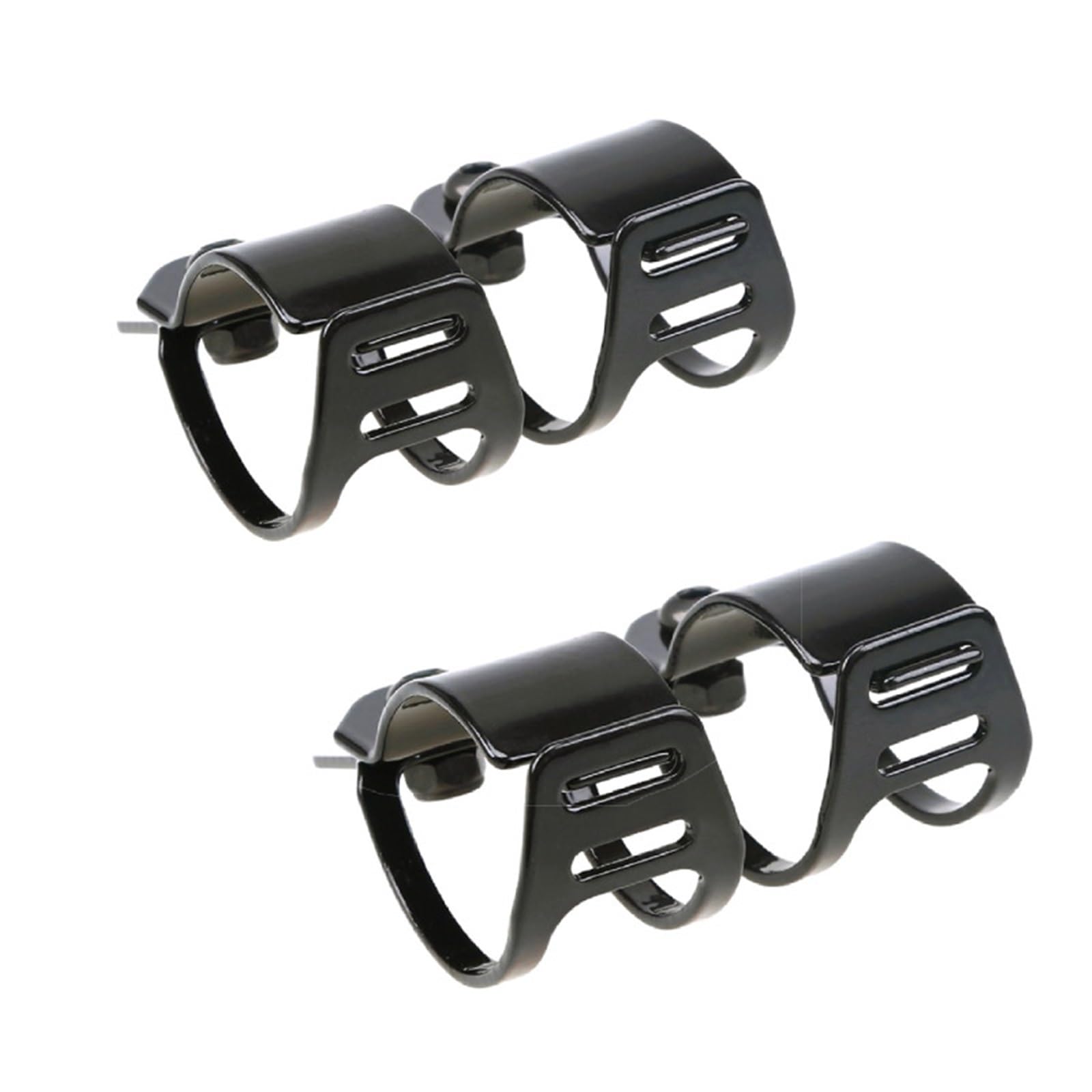 2Pcs Motorcycle Lamp Brackets Turn Signal Light Mount Headlight Lamps Holder Front Fork Scooter headlamp Bracket(4 Pcs)