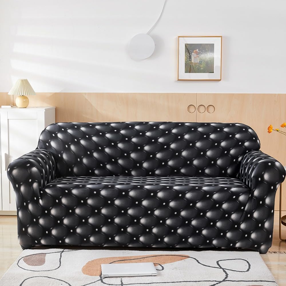 Housse de canapé extensible pour salon chaleureux et déco imprimée YH-25
