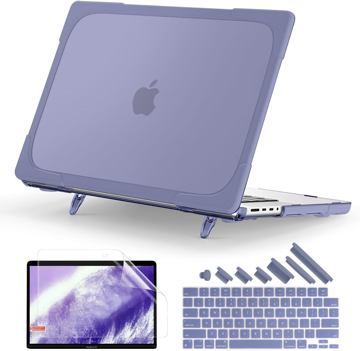 Cover Per MacBook Pro 14'' 2021-2024 - Custodia Rigida Trasparente, Compatibile Con Modelli M1-M4 - Foto 12