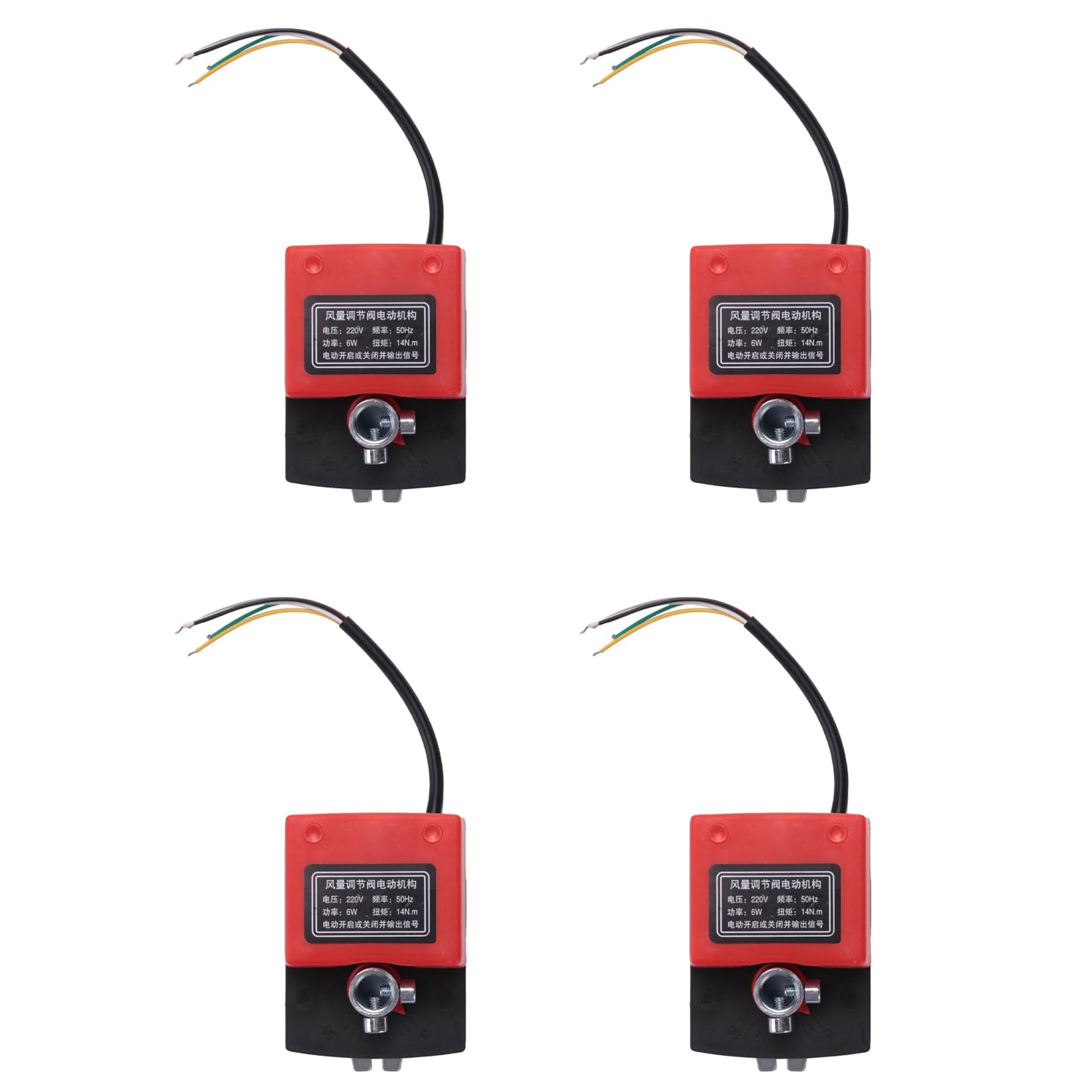 Actionneur électrique de conduit AC220V avec retour de signal pour vanne ventilation x4
