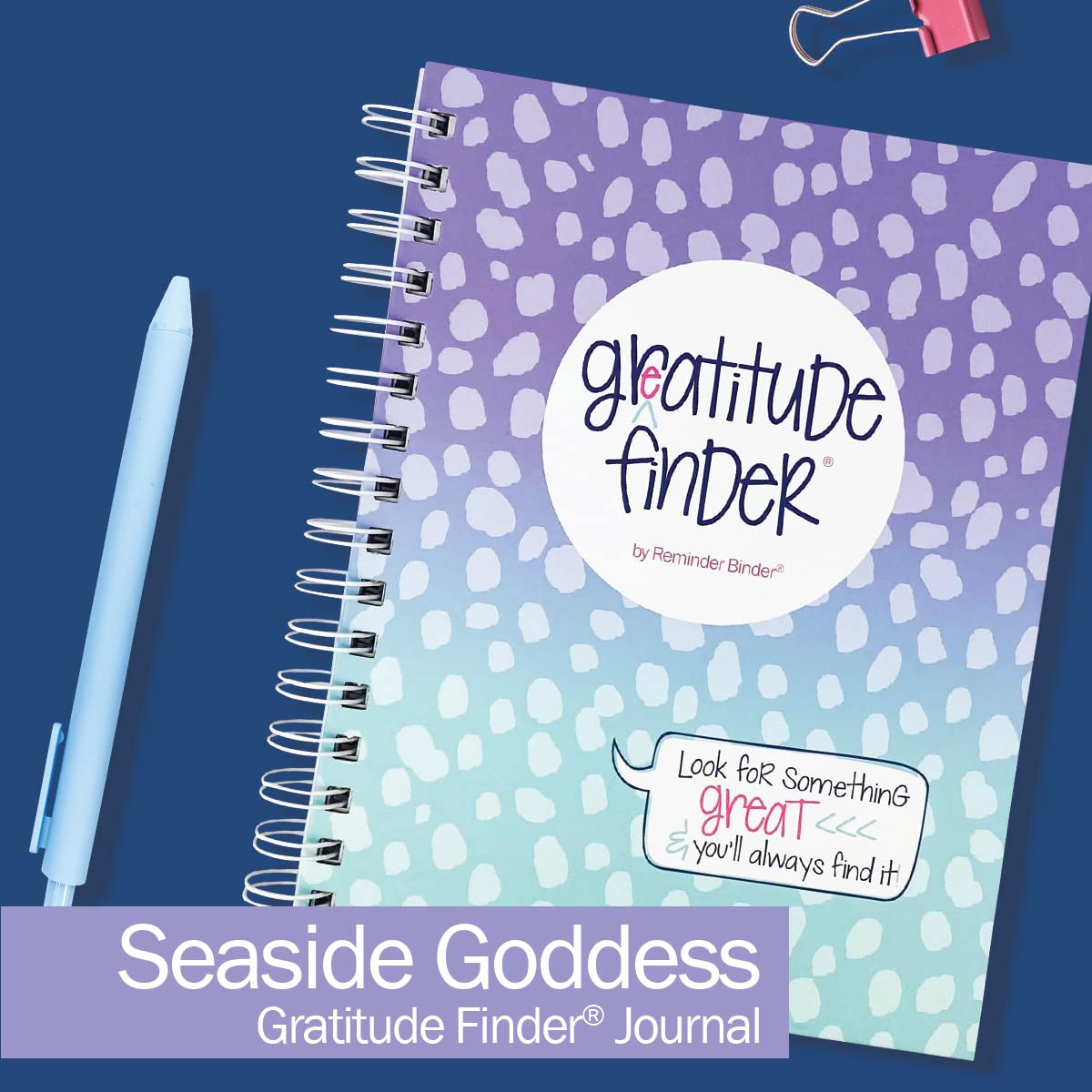 Diario de pensamiento positivo diario de 52 semanas sin fechas, para mujeres, adolescentes y niñas, 165 pegatinas ilustradas a mano incluidas, diario de gratitud para canalizar el pensamiento positivo