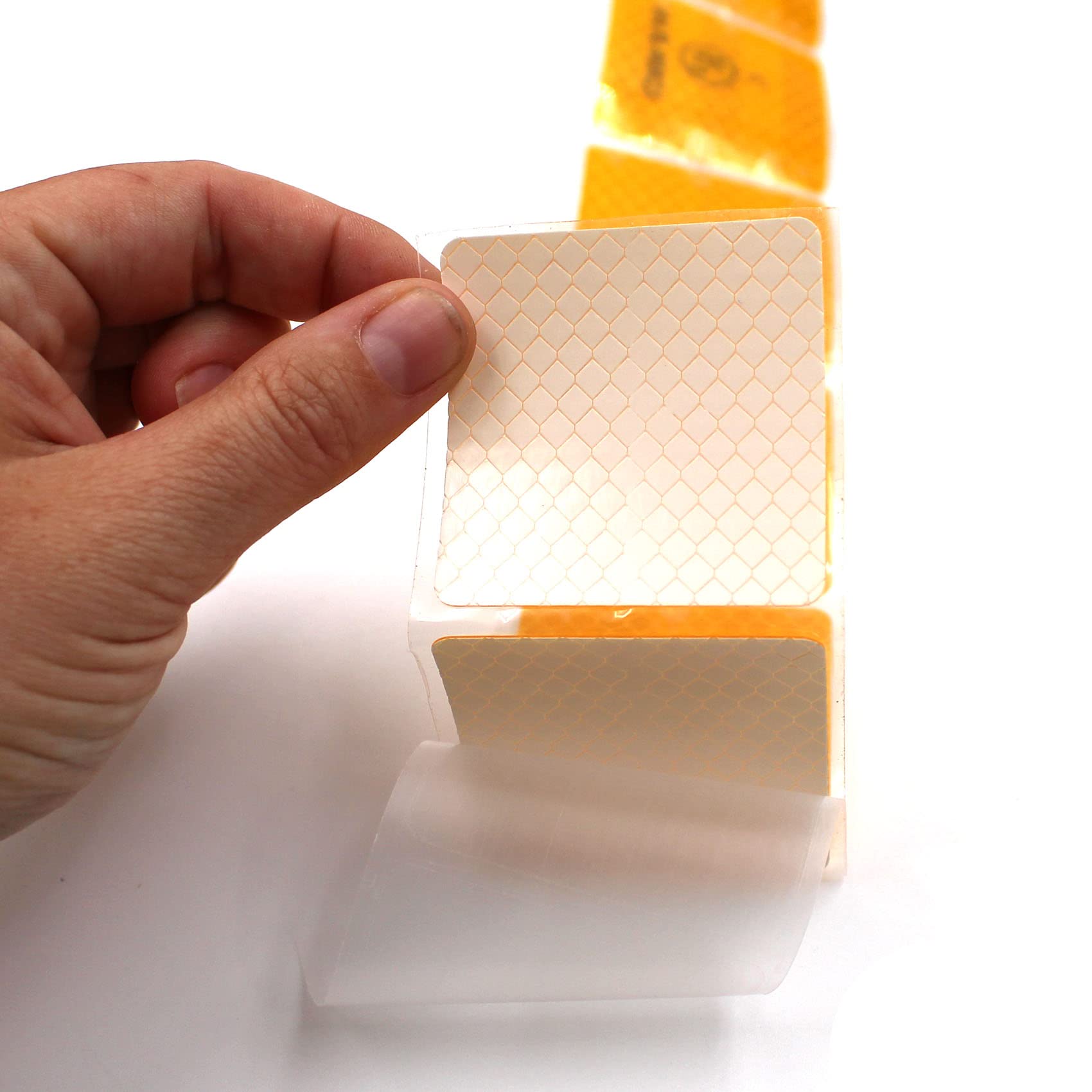 Finest Folia Diamond Grade 997S - Marcador de Contorno segmentado para estructuras de Lonas para Camiones, remolques, Cinta Reflectante de 52 mm (50 Metros, Amarillo)