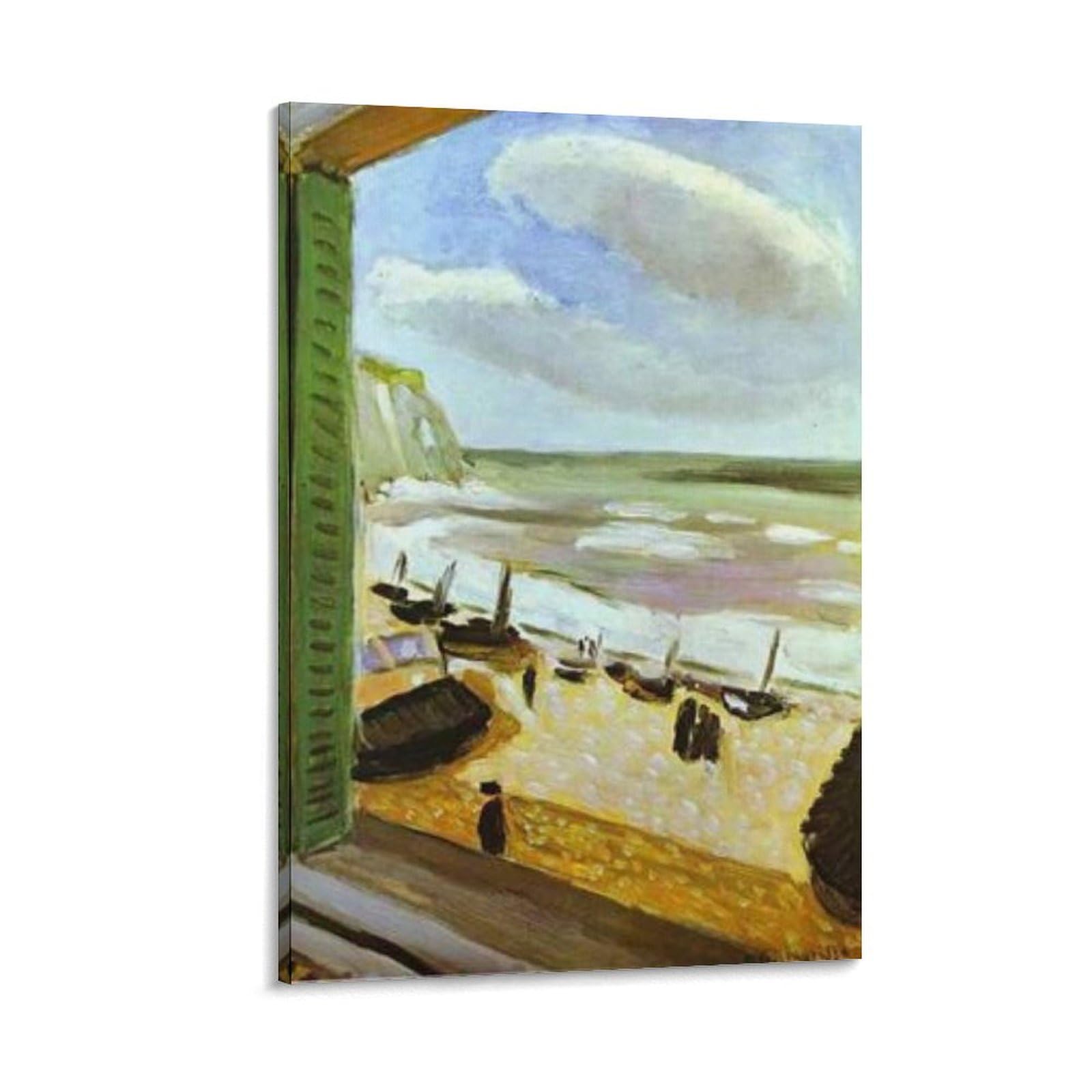 SXDMOUBK Henri Matisse Open Window at Collioure Print - Famous Painting Poster Photo Art Canvas Home Decorative Bedroom Modern Decor 20x30inch(50x75cm)