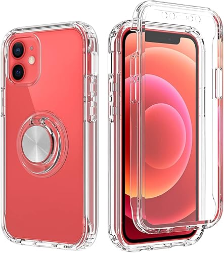 LABILUS - Carcasa para iPhone 12 Mini 54 pulgadas resistente de 360  con protector de pantalla y soporte de anillo para iPhone 12 Mini 54 pulgadas