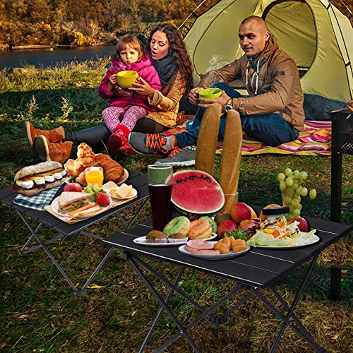 Portable-Camping-Table-Ultralight-Folding-Table-with-Aluminum-Table-Top-and-Carry-Bag-Easy-to-Carry-Ideal-for-Outdoor-Camping-Picnic-Cooking-Beach-Hiking-Fishing-40-X-34-X-32cm