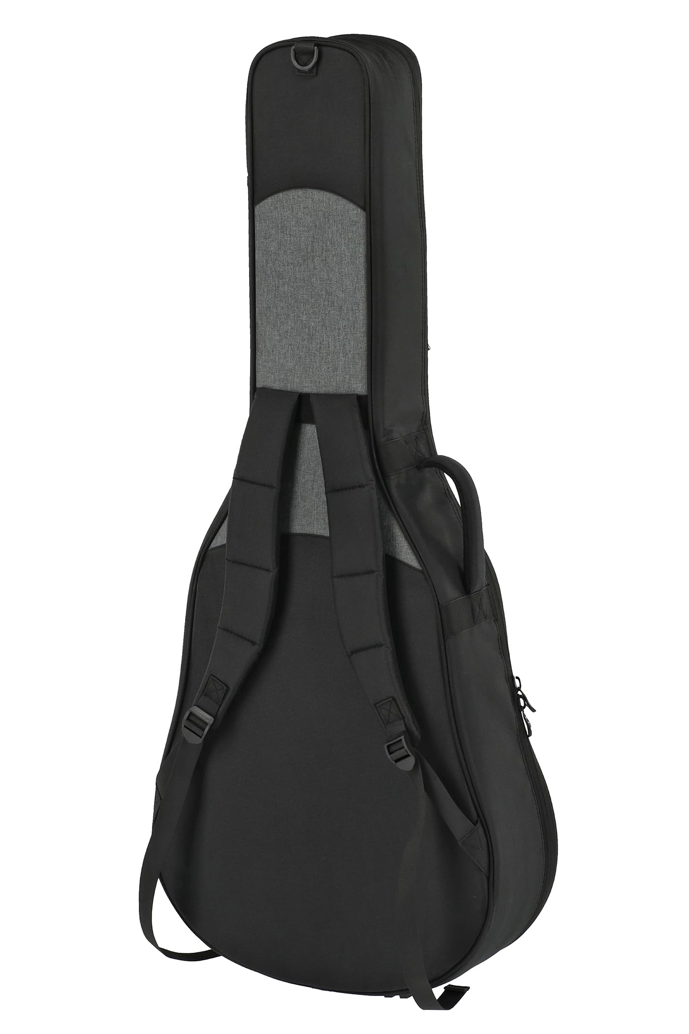 OVATION Guitars Gitarren Softcase – passend für Deep Contour/Mid-Depth/Super Shallow Modelle – 20 mm Softgriff-Polsterung fusselfrei – Rucksackgurte – schwarz/anthrazit