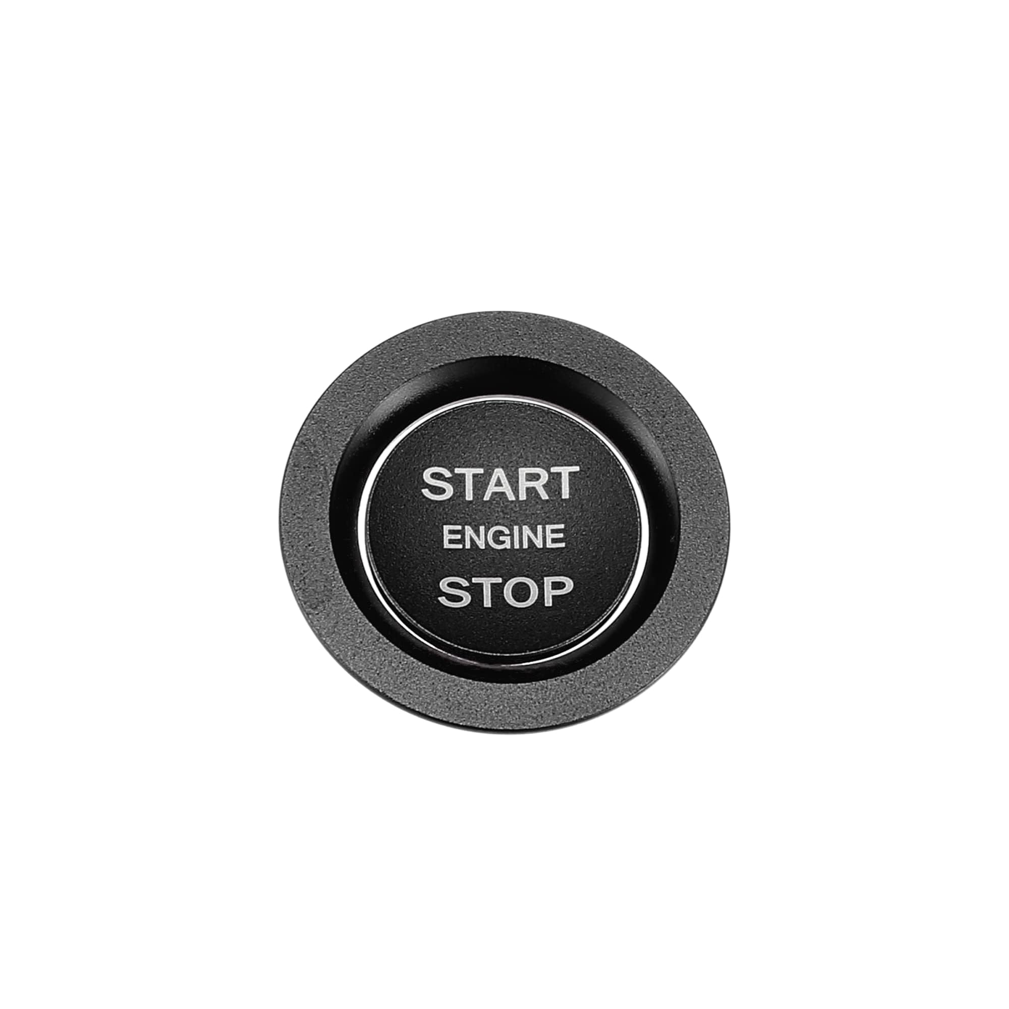 Algasan Car Auto Engine Start Stop Button Cover Trim Sticker Kit Black