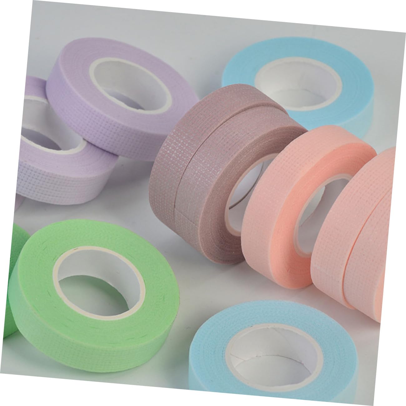 MAGICLULU 24rollos Cinta Para Aislamiento De Pestañas De Cinta Para Extensiones De Pestañas Soporte Seguro y Transpirable Para Salones y Casa
