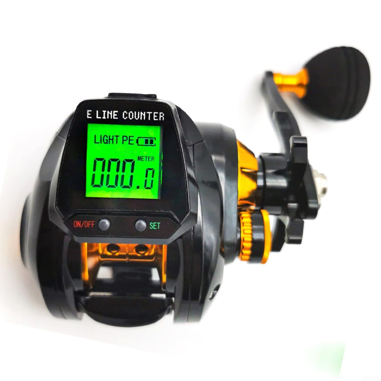 6.3:1 moulinet de pêche d'appât de Digital avec le compteur de ligne précis grand affichage