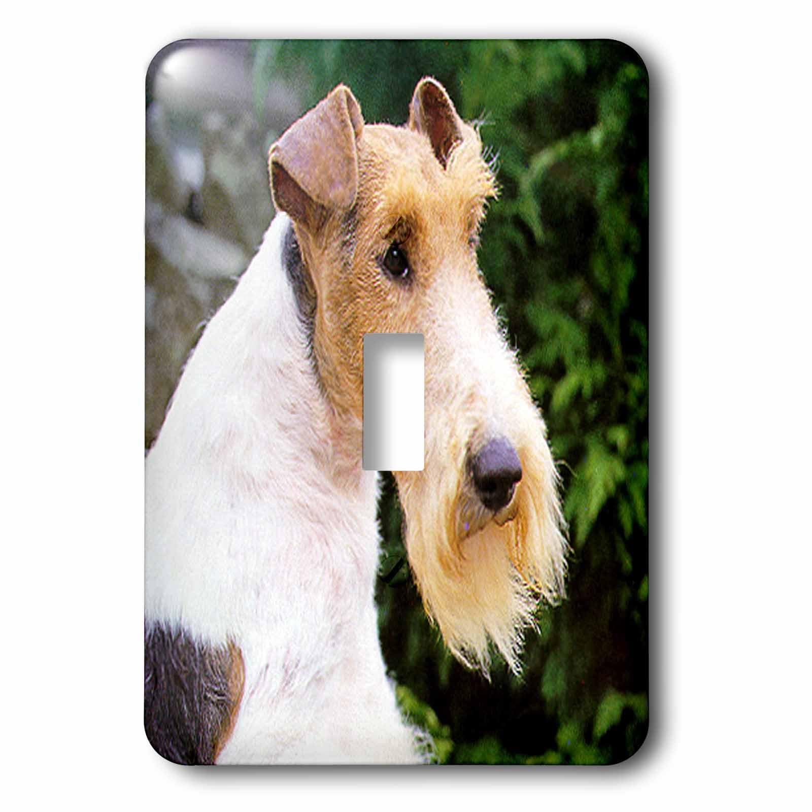Interrupteur à bascule Fox Terrier pour décoration de salon