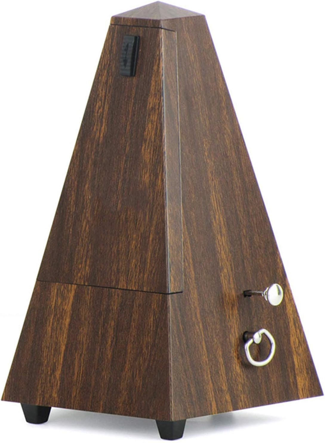 Mechanisches Metronom, Pyramid Mechanisches Metronom, ABS-Material, klassisches Design, for Gitarre, Violine, Klavier, Bass, Musikinstrument, Übungswerkzeug(Teak)