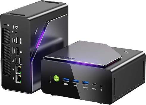 High-Performance AI Mini PC GMKtec NucBox K15 Mini PC Intel Core Ultra 5 125U up to 4.3GHz Max 128GB DDR5 + Max 24TB SSD Expansion M.2 3 Slot OCuLink Support for External GPU USB4 Equipped 4-Screen
