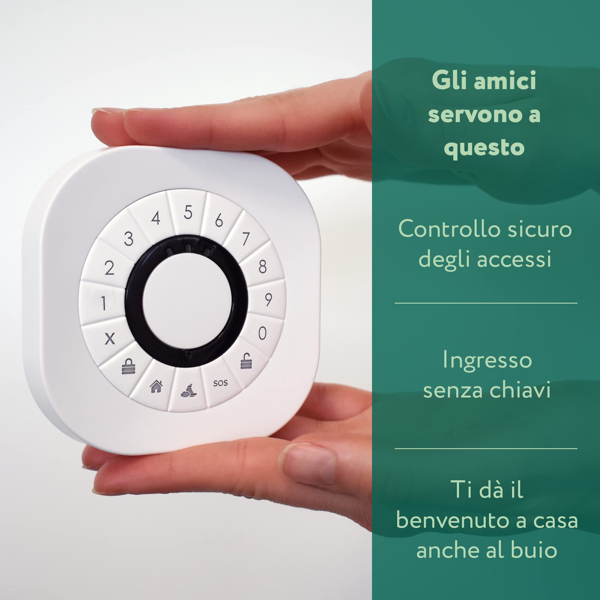 frient Intelligent Keypad | Controllo Sicuro Degli Accessi | Ingresso Senza Chiavi | Zigbee | Compatibile con Homey e Home Assistant