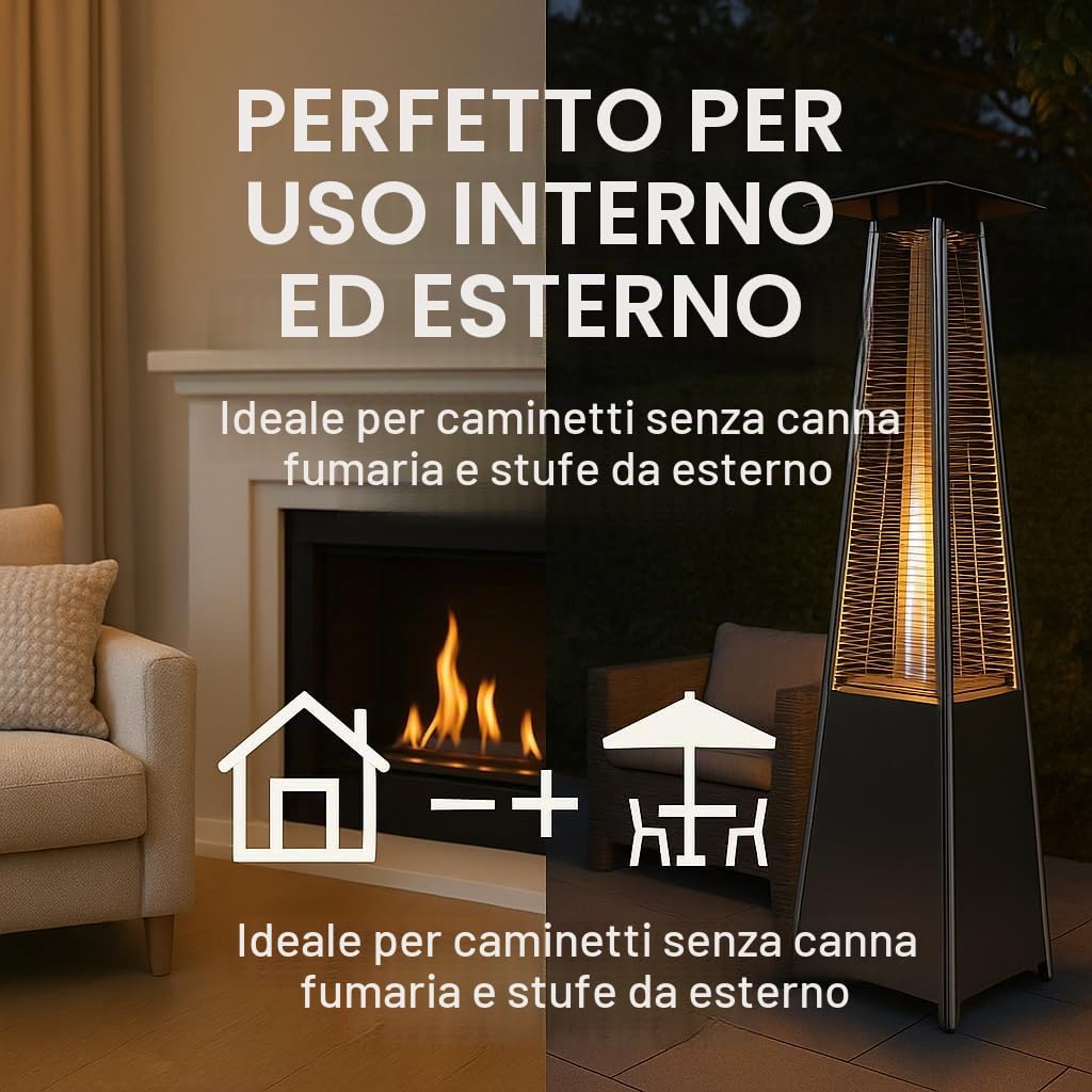 GiDeli bioetanolo 30 l inodore 96,6% etanolo per caminetti interni ed esterni - Da mais e barbabietole da zucchero