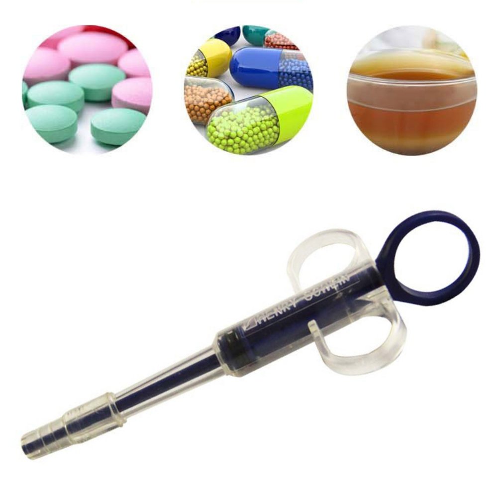 Homedeco Pet Pill Gun Buster Tablet Syringe with Soft Tip Handy Pill