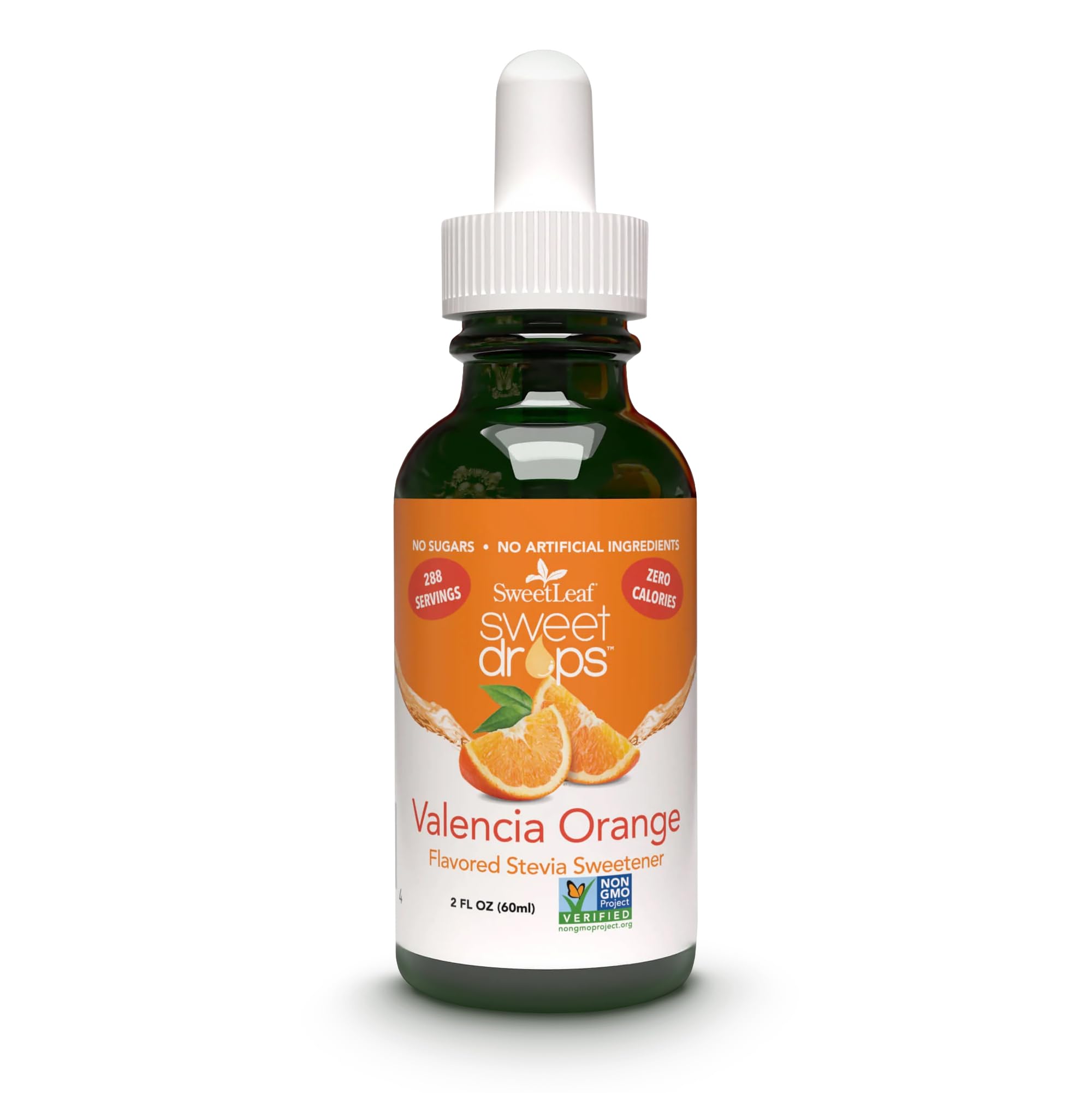 Sweet Leaf Sweet Drops Sweetener Valencia Orange 2 Oz Bottle