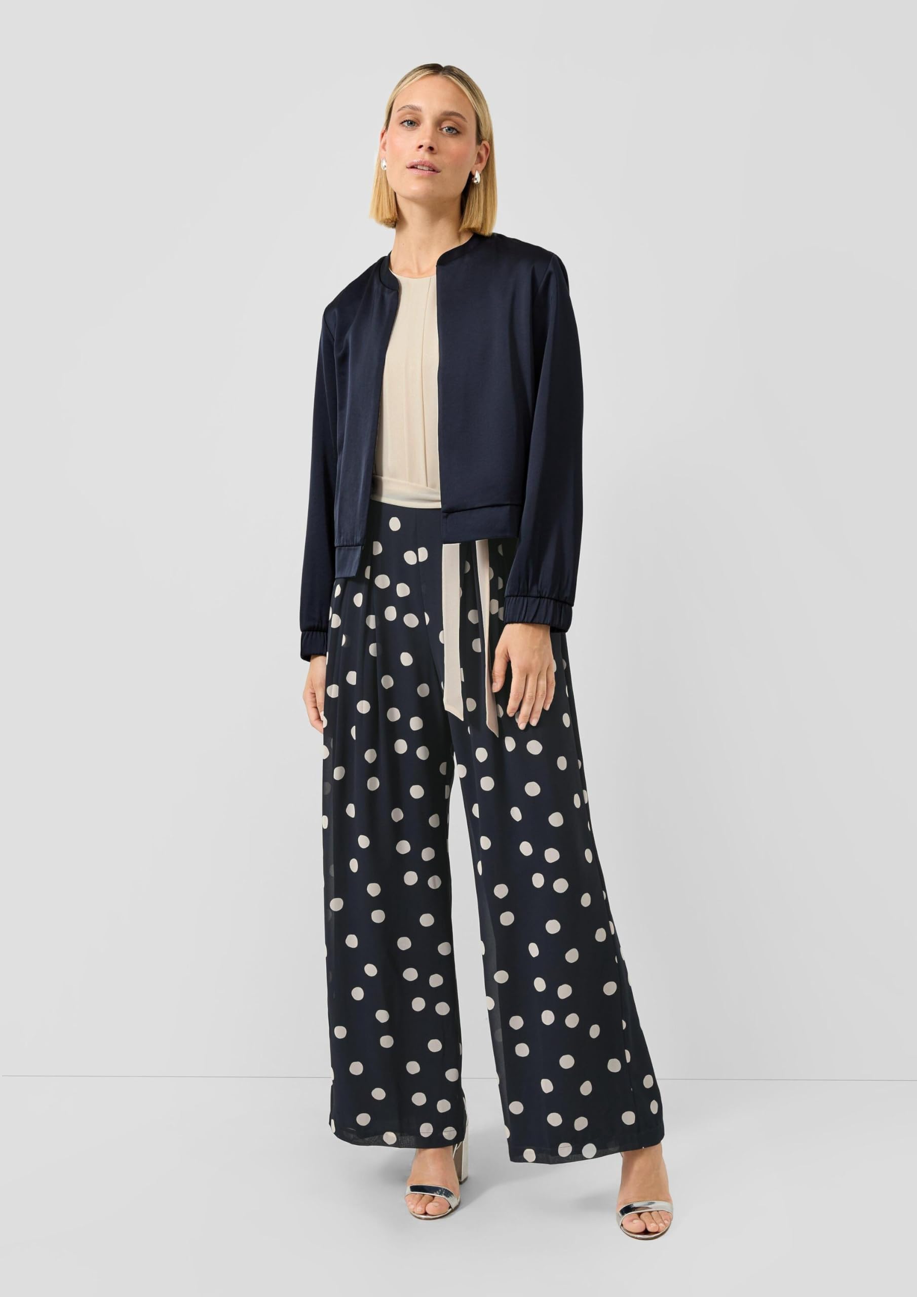 s.Oliver Ärmelloser Jumpsuit aus Chiffon
