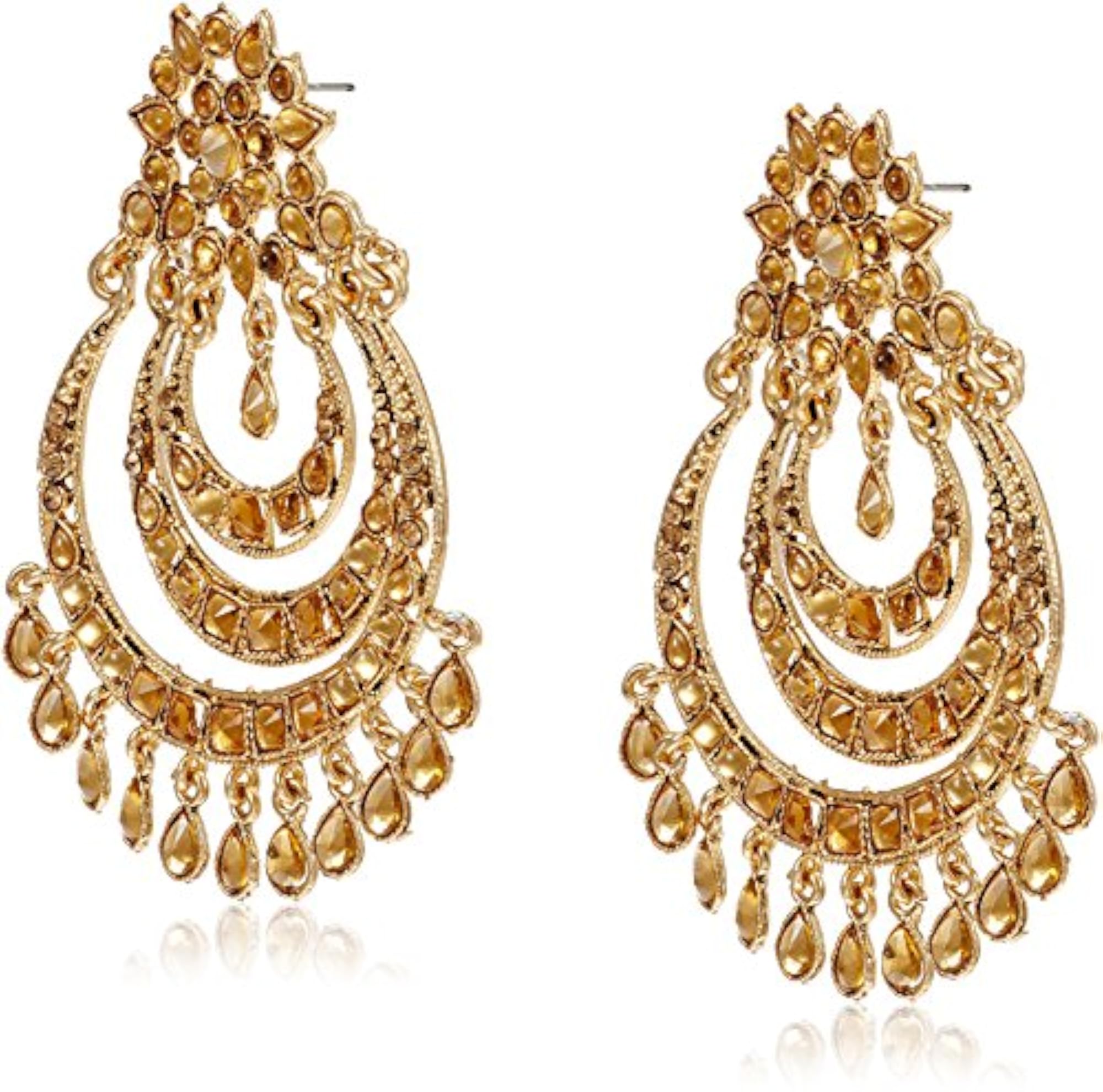 Women's Chand Bali Earrings, Ethnic Elegance