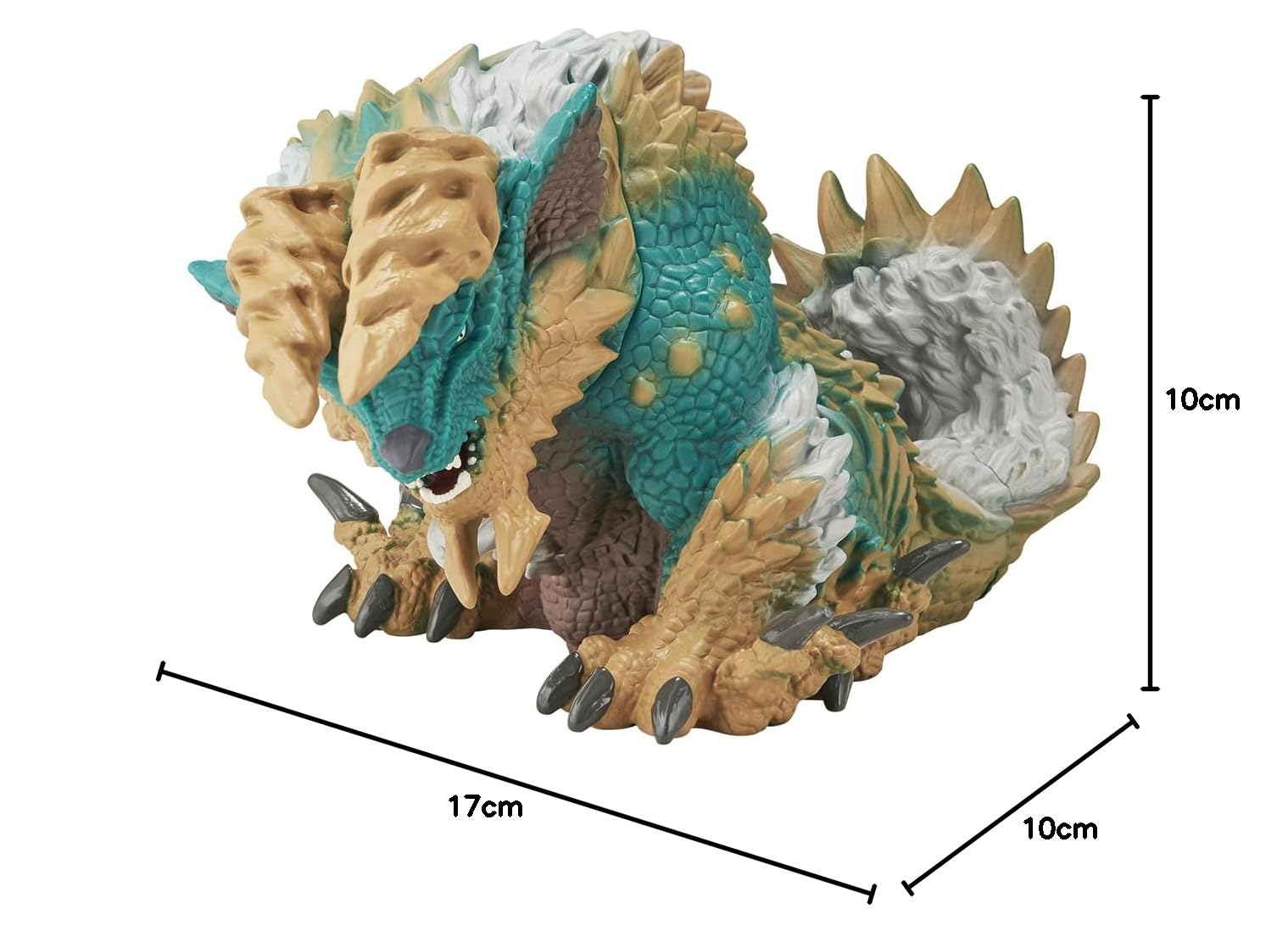 Banpresto Zinogre Monster Hunter, Enshrined Monsters, 17 cm, BP28765P wielokolorowa, figurka kolekcjonerska, optymalna dla fanów anime
