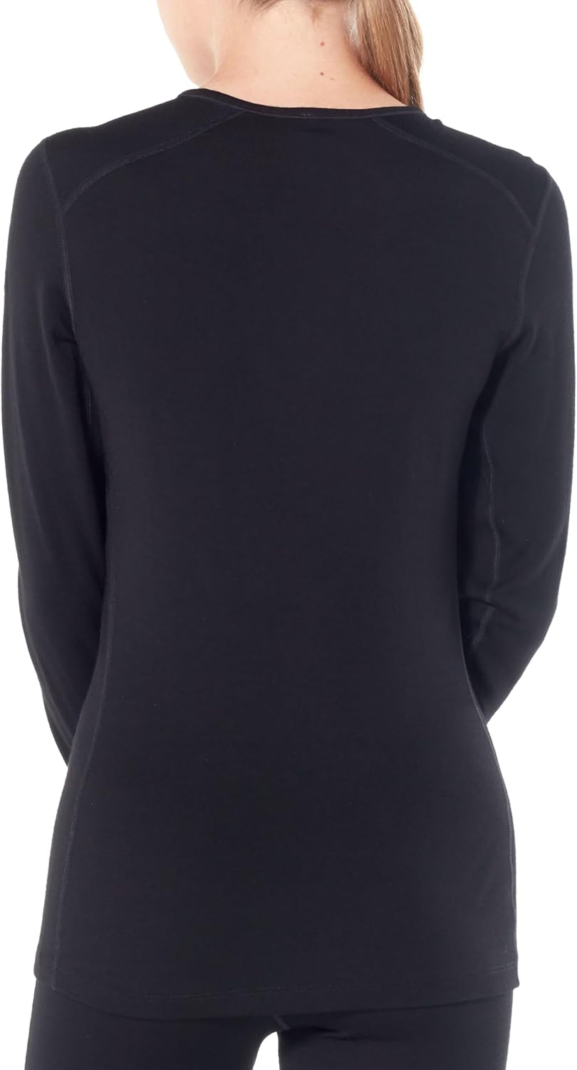 icebreaker Women's Merino 260 Tech Long Sleeve Crew Thermal Top, Merino Wool Base Layer Shirt - Image 2