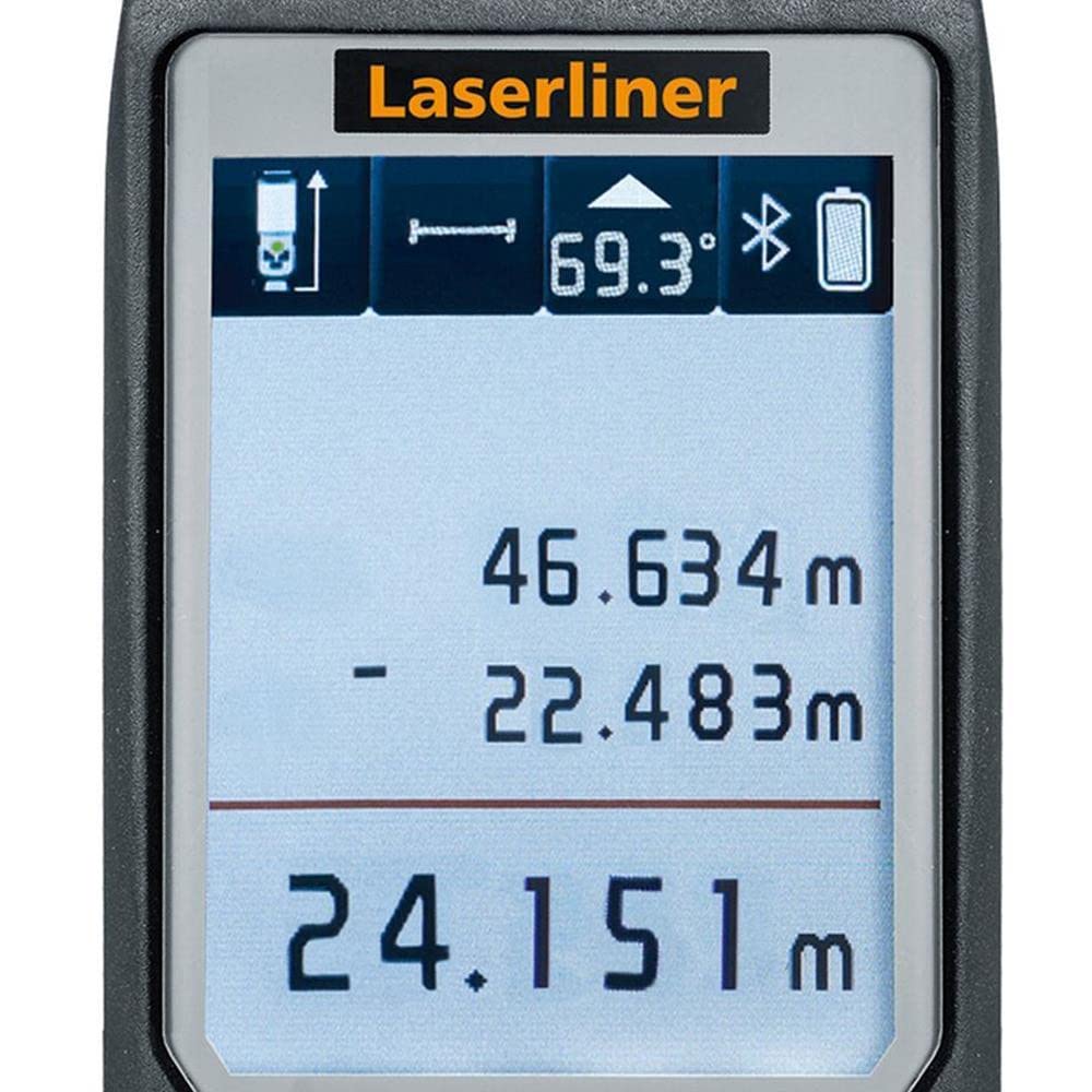Laserliner - Télémètre laser avec la technologie laser verte et interface Bluetooth 70 m max. - LaserRange-Master Gi7 Pro