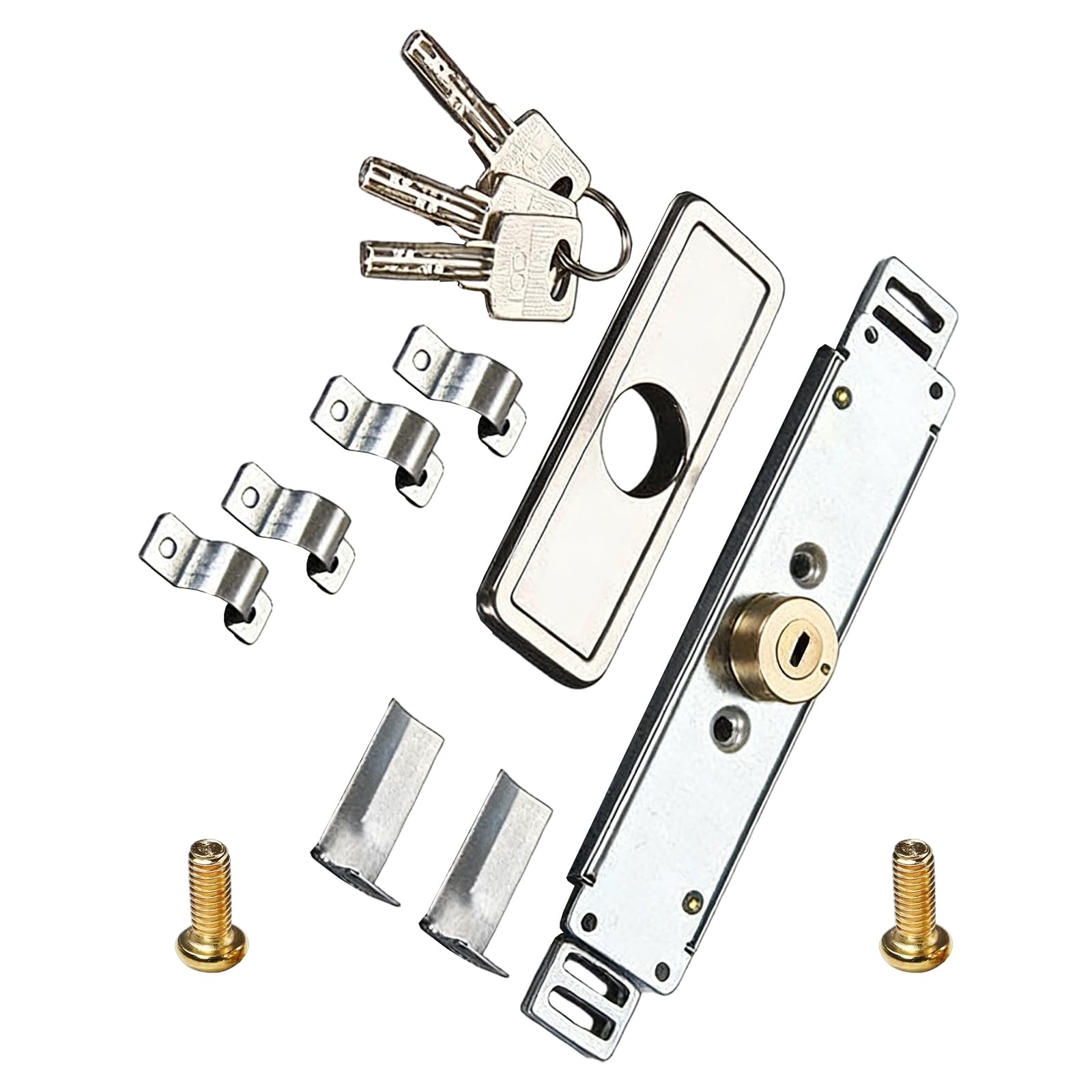 Kahdgss A Middle Roll Gate Hardware Thicken Ntitheft For Various Environments Enduring Iron Rolling Security Door Locks