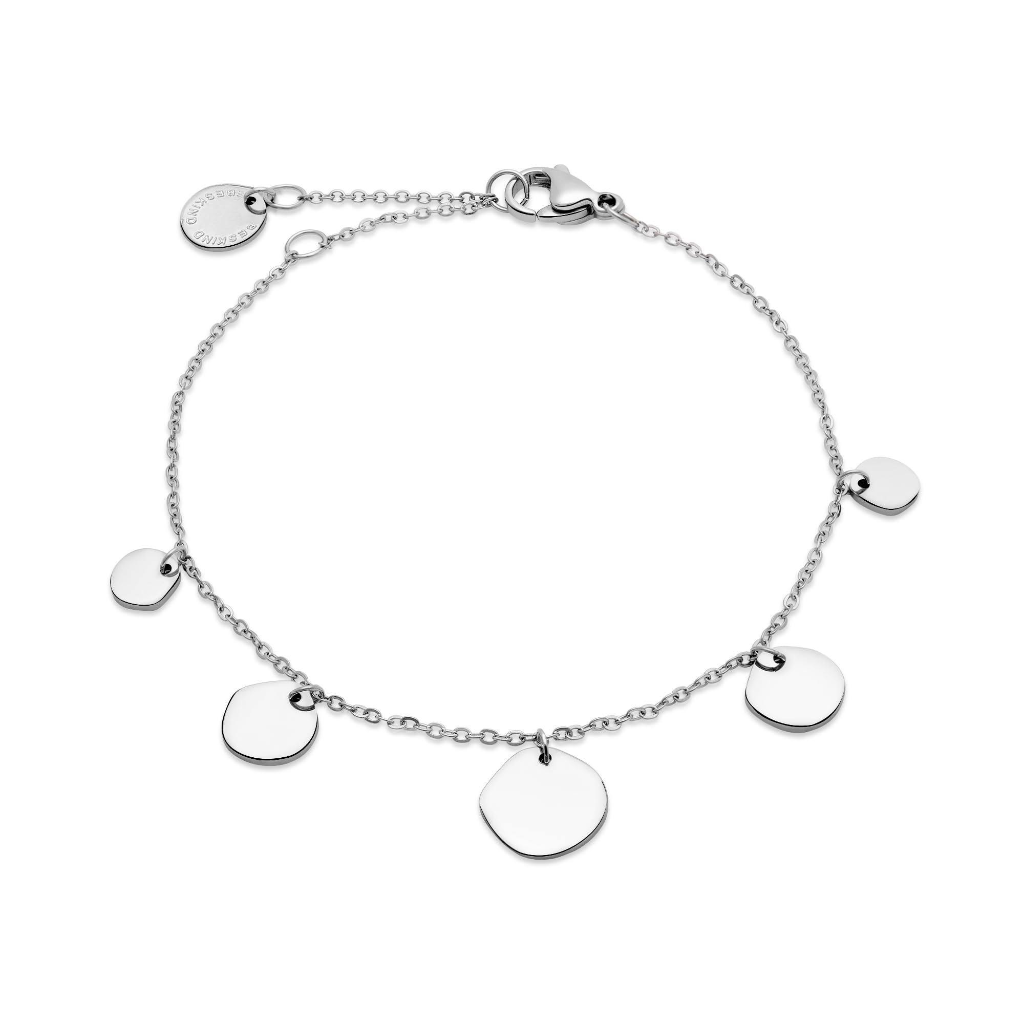 Liebeskind Berlin LJ-1658-B-21 Bracelet Stainless Steel in Silver, 21 cm, Stainless Steel, No Gemstone
