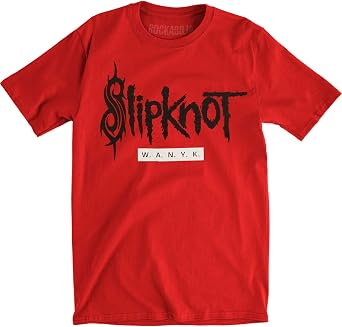 Slipknot Mens Tshirt -M- WANYK Red
