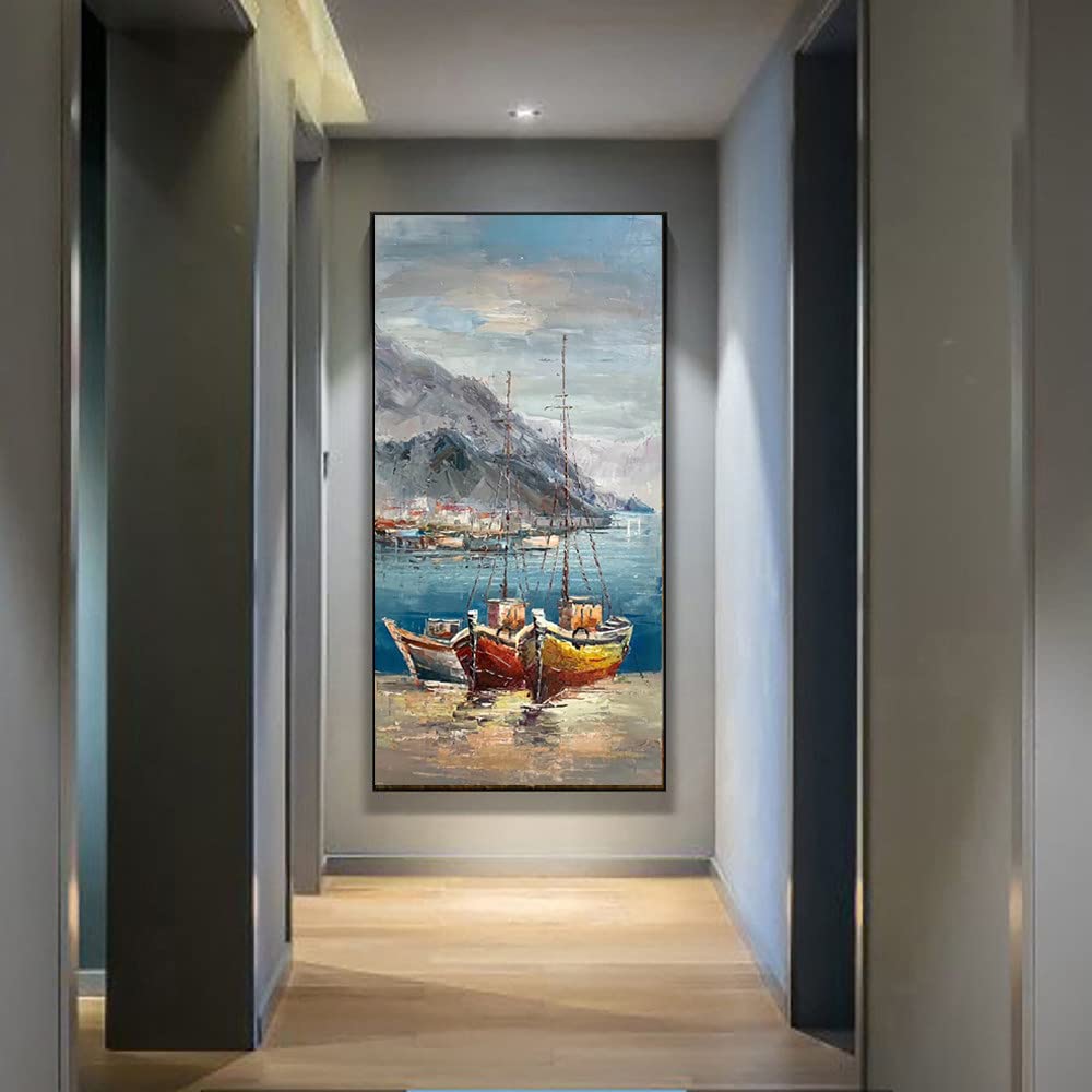 Décoration murale bleu en format XXL pour habiller un mur - 6
