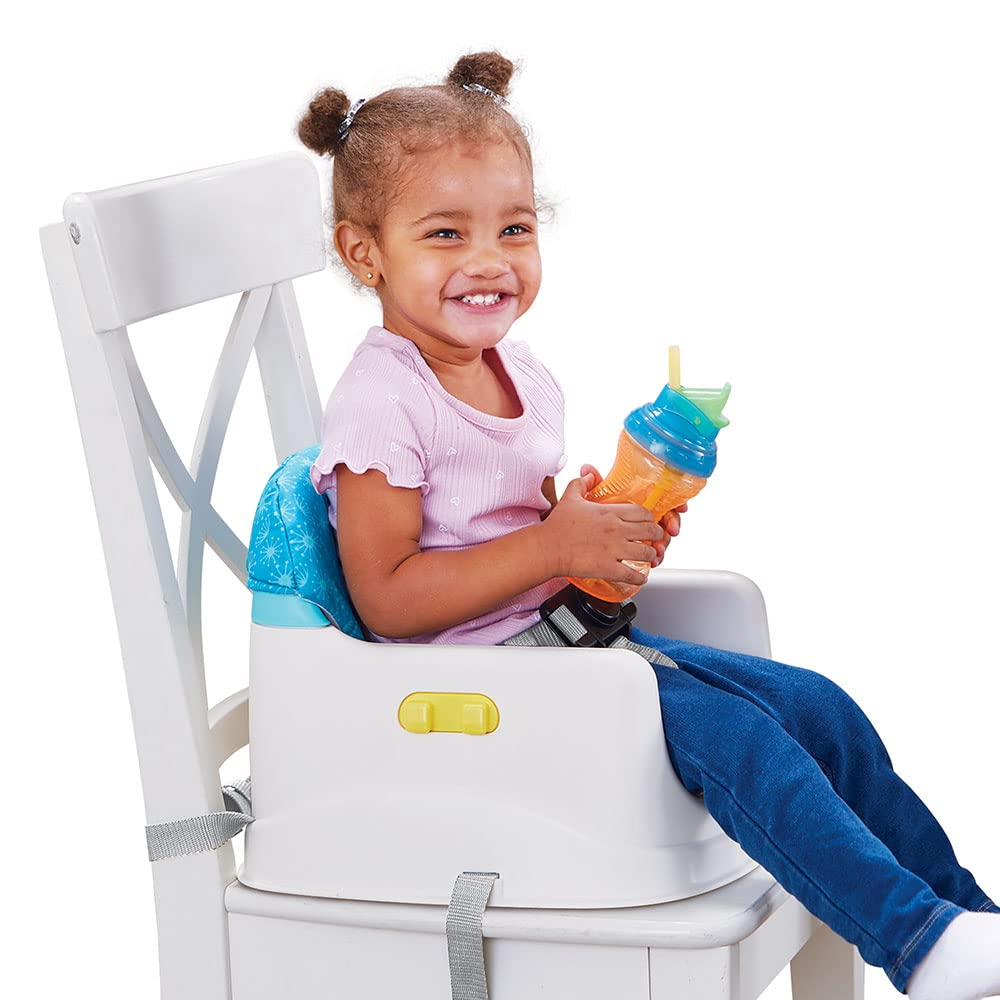 VTech - Siège-Rehausseur Interactif 5 en 1, Siège de Table Évolutif, Rehausseur Chaise Bébé, Plateau d'Activités Détachable, Jouet Sensoriel d'Éveil, Cadeau Bébé Dès 6 Mois - Contenu en Français