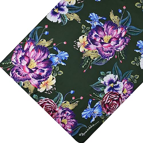 Anuschka Women's Original Printed Artwork Chiffon Scarf - Vintage Floral3