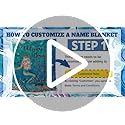 Mercuryelf Custom Mermaid Throw Blanket - Soft, Fuzzy & Warm - 50x60 Inches Flannel Blankets for Living Room, Sofa - Black Cute Throws Gift for Teens