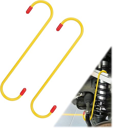 Miniatura 10 de Herramienta mecánica de compresión para pinza de freno, 2 piezas, con puntas de goma, acero duradero, herramientas automotrices a prueba de óxido