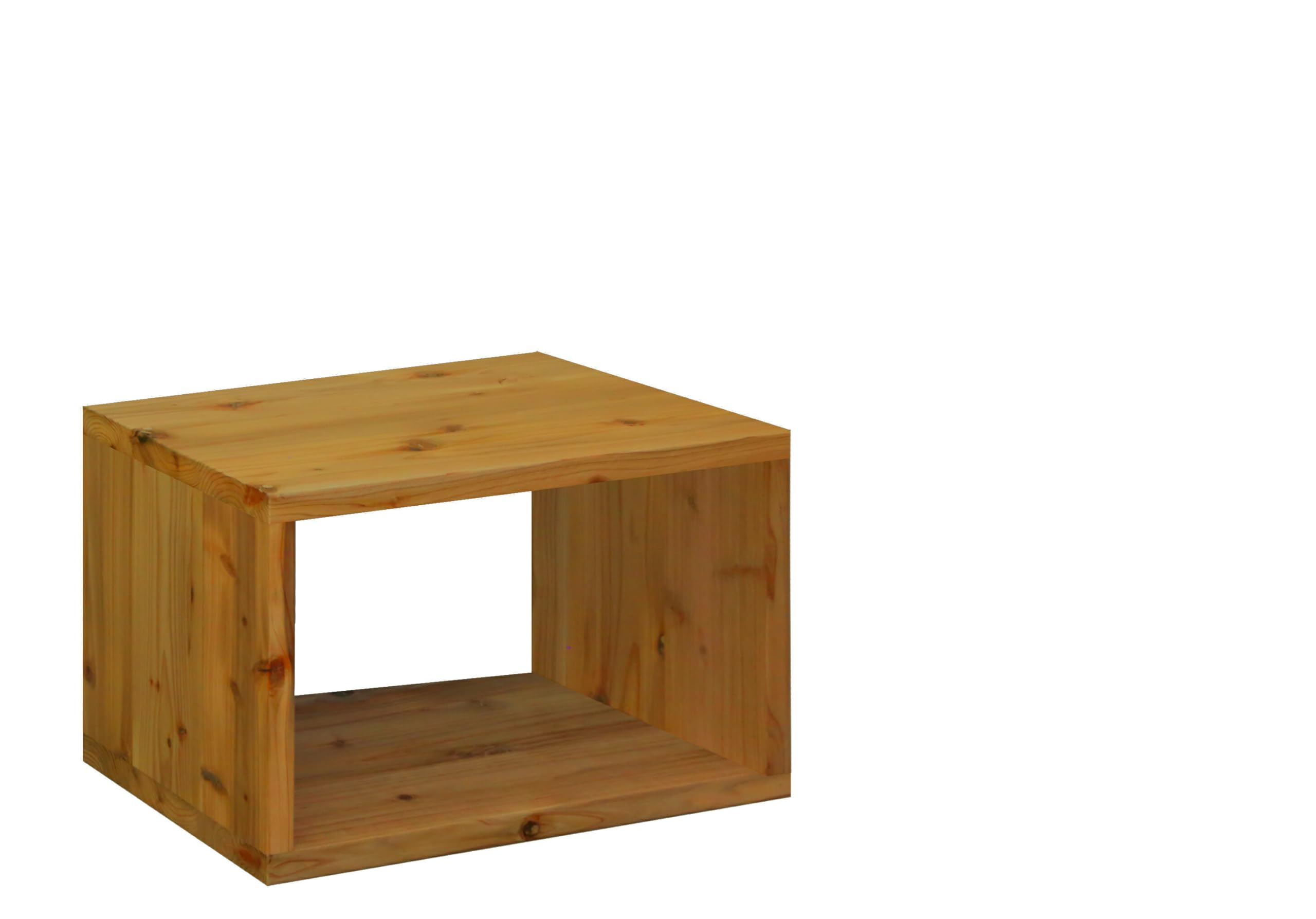 Amazon｜WOODPRO ロの字 四角 ラック 幅40cm 高さ30cm 奥行30cm ナッツ