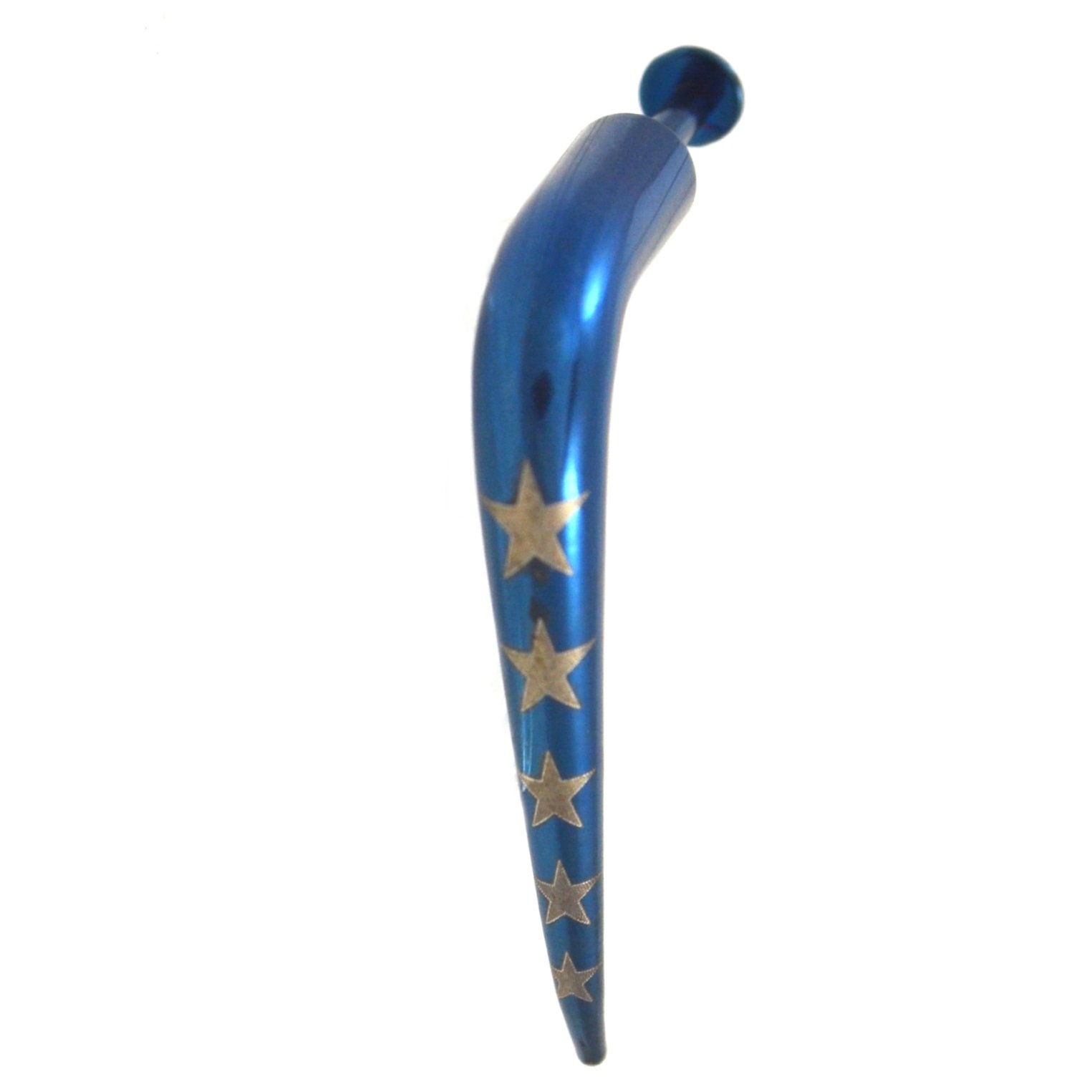 Blue Pvd Steel Stars Claw Talon Style Labret Lip Piercing