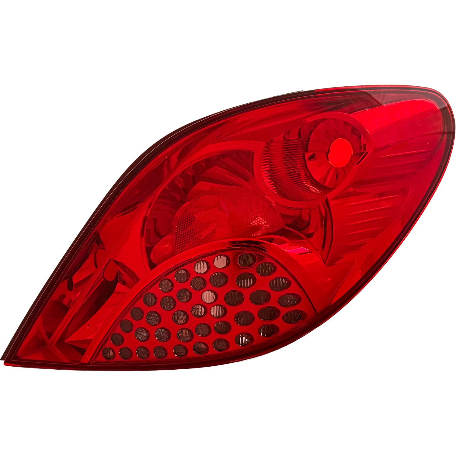 Feu arrière arrière droit pour modèle 207 (WA/WC/WK) année de construction : 02/2006-06/2009 plastique sans support de lampe.