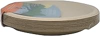 Vista 3 de World Centric Plato de fibra compostable de 9 pulgadas con pajita de trigo/bagazo, 20 piezas, 9 pulgadas