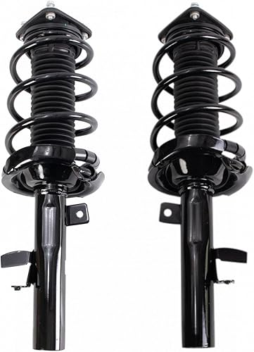 Miniatura 266 de TRQ - Conjunto de puntal delantero y resorte helicoidal (lados del conductor y del pasajero), para auto