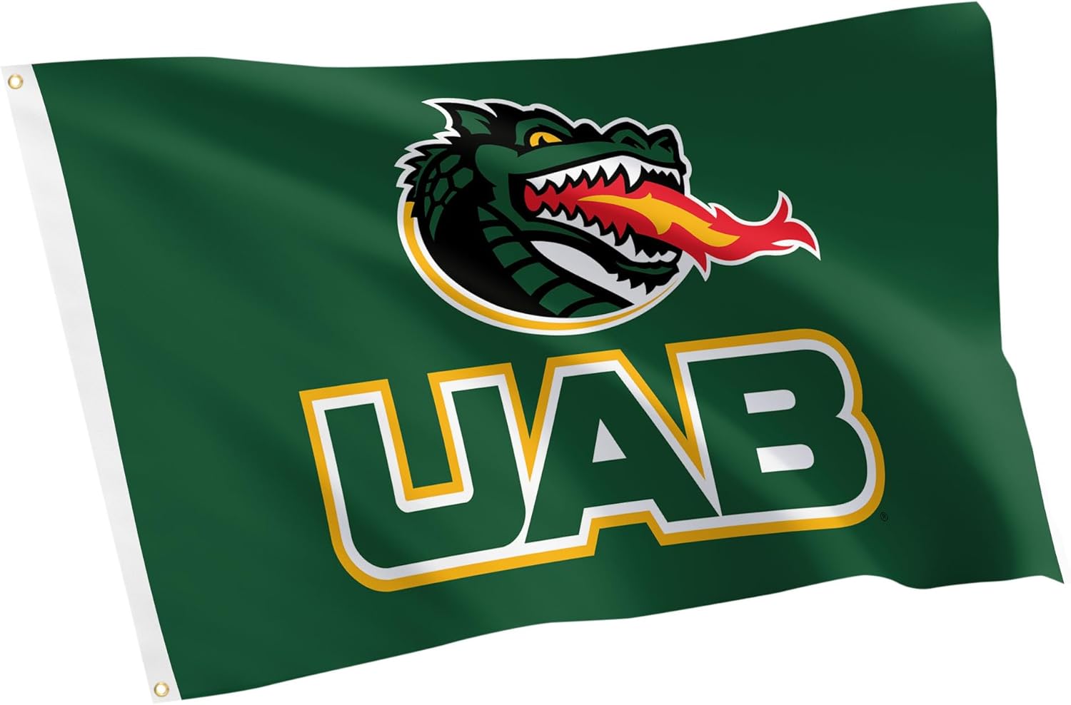 Desert Cactus University of Alabama Birmingham UAB Flag - 3 x 5 Feet Blazers Banner, Indoor/Outdoor Durable Fabric, 100% Polyester Design (Style A)