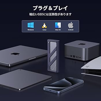Amazon.co.jp: UGREEN M.2 SSD 外付けケース M.2 SSD ケース