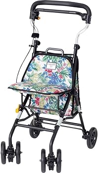 Amazon | ウィズワン キュートミニW (フラワー) シルバーカー