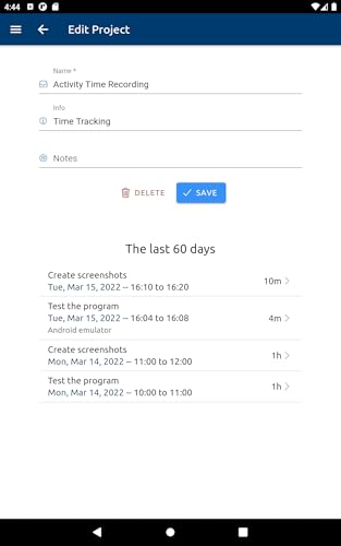 aTimeRecording - Time Tracking