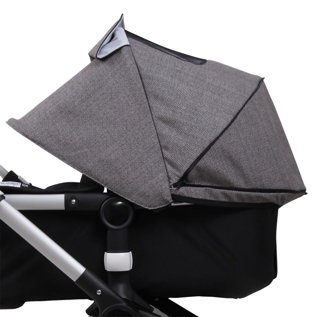 Capota Extensible para Bugaboo Fox 5 GRIS MELANGE -SPIGA- Polar Asfalto