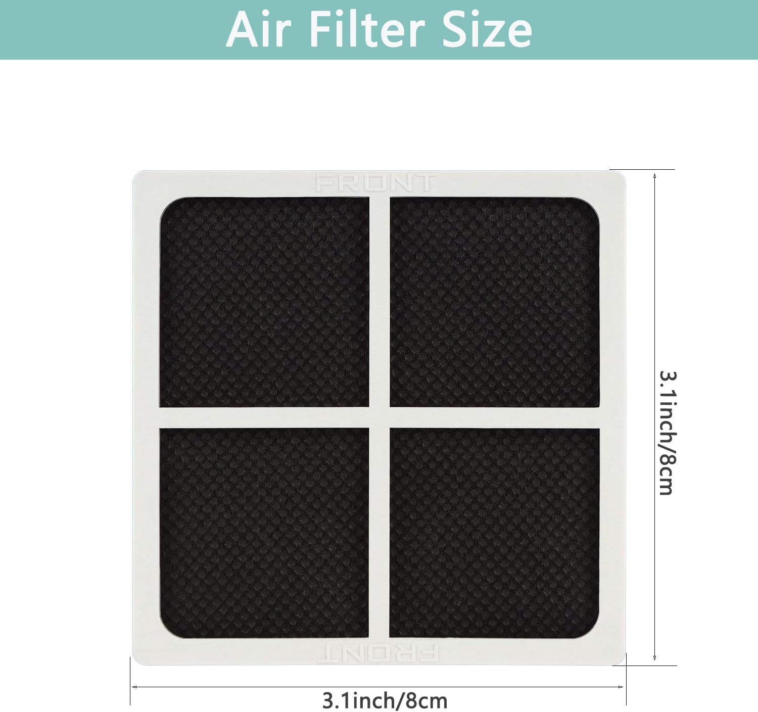 LT120F Refrigerator Air Filters Compatible with LG LT120F/Kenmore Elite 46-9918 469918 9918, Air Filter Replacement for LFXS24623S, LFX31925ST, LMXS28596S, ADQ73214402 ADQ73214403-6 Pack