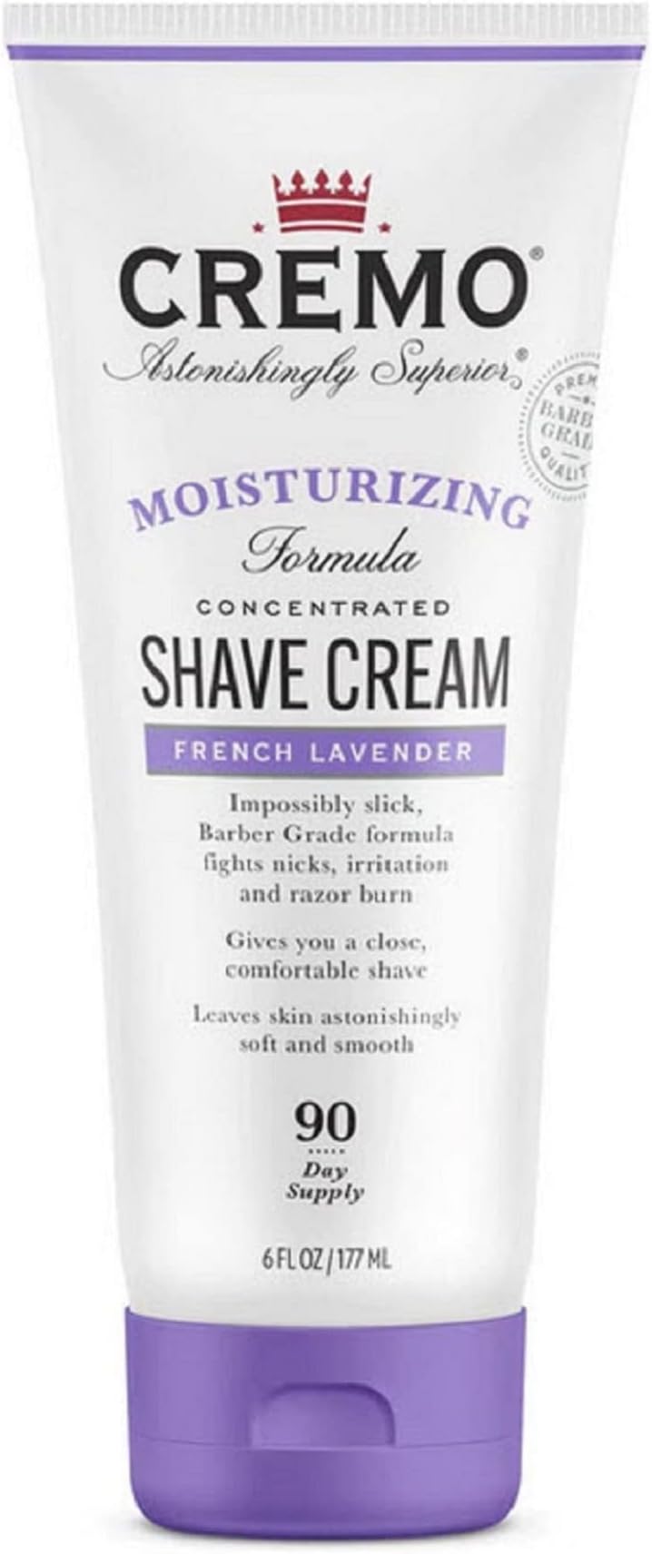 Cremo French Lavender Moisturizing Shave Cream