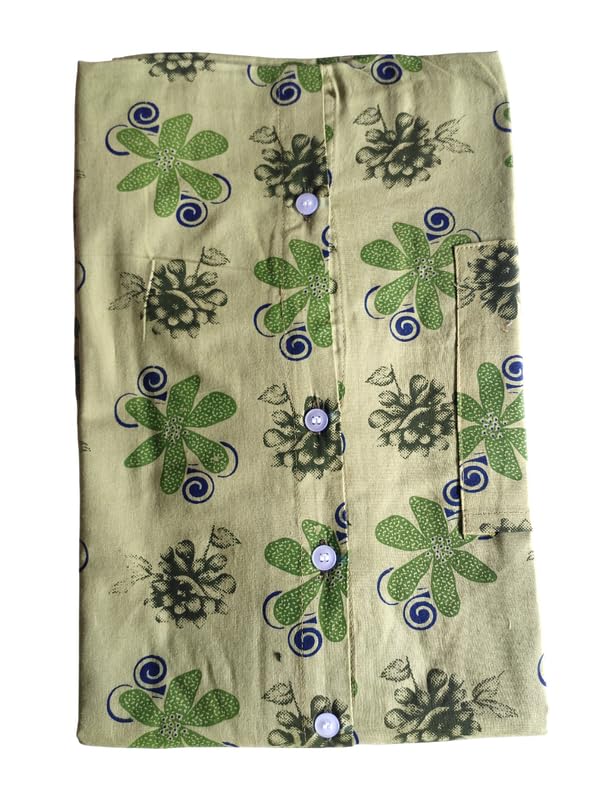 Image of MENMAII Women's [Free Size] Full Open /Front Buttoned [a Kind of Adaptive Clothing] Multipurpose Nighty for Maternity /Pregnancy /Elderly /Patient /Feeding /Hospital Purpose Nighty
