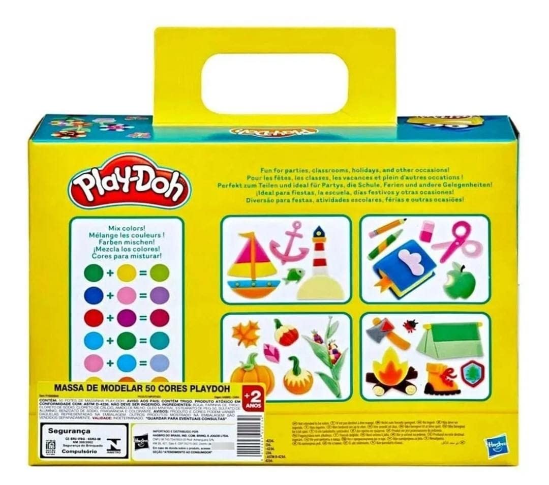Play-Doh Coffret de 50 pots de pâte a modeler