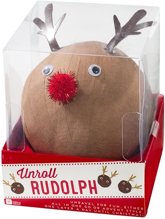 Christmas Entertainment Unroll Rudolph Party Game