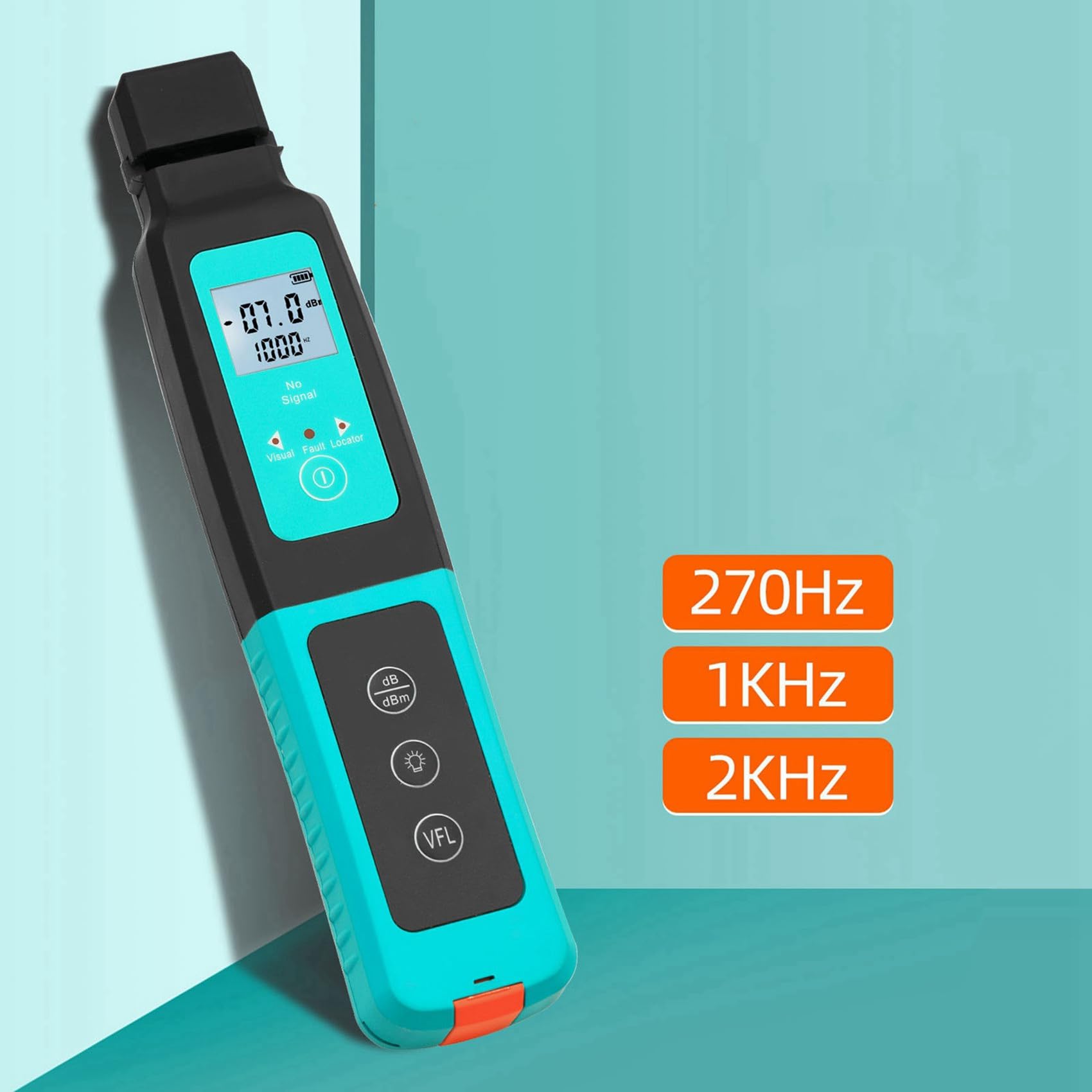 2 x Glasfaser-Identifikator, 800–1700 Nm, Live-Glasfaser-Identifikator, eingebauter 10 MW, visueller Fehlersucher, SM MM